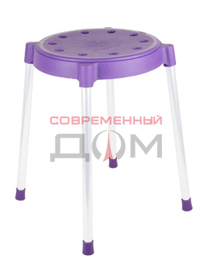 Табурет Sheffilton SHT-S36 пластик/металл T-36 фиолетовый/серый/